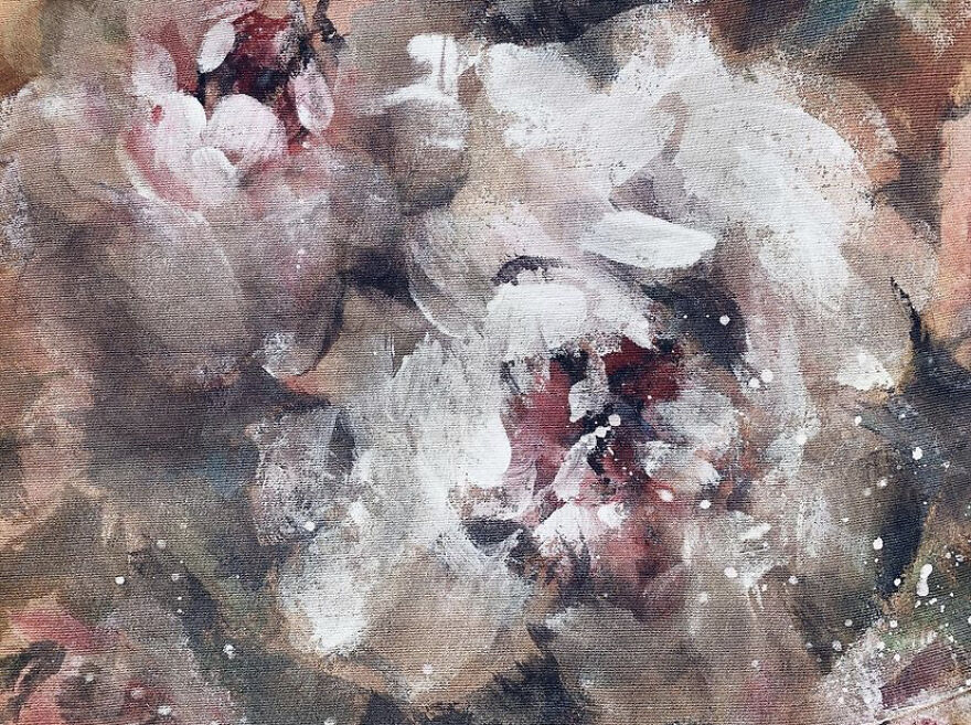 Artist Katya Yakush Paints With Acrylics On Clothes