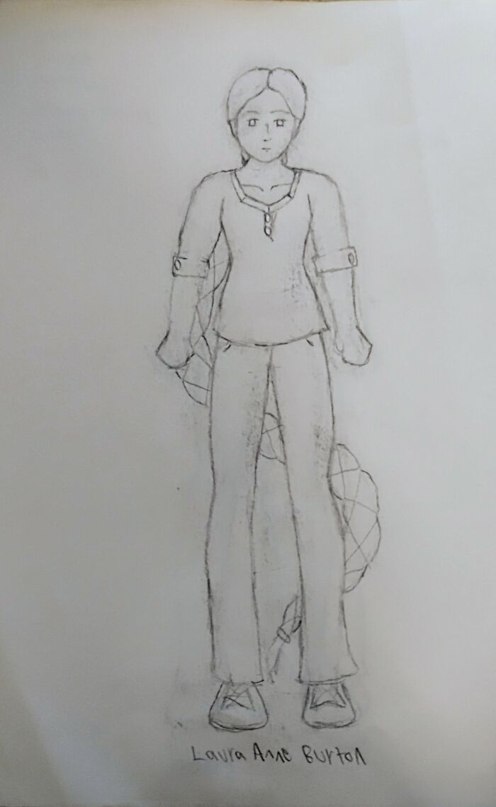 One Of My Many Sketches Of Laura, From The Webtoon I Plan On Making.