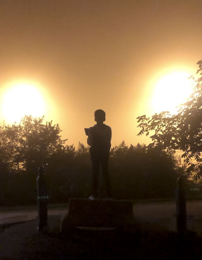 Night Fog In Helsinki