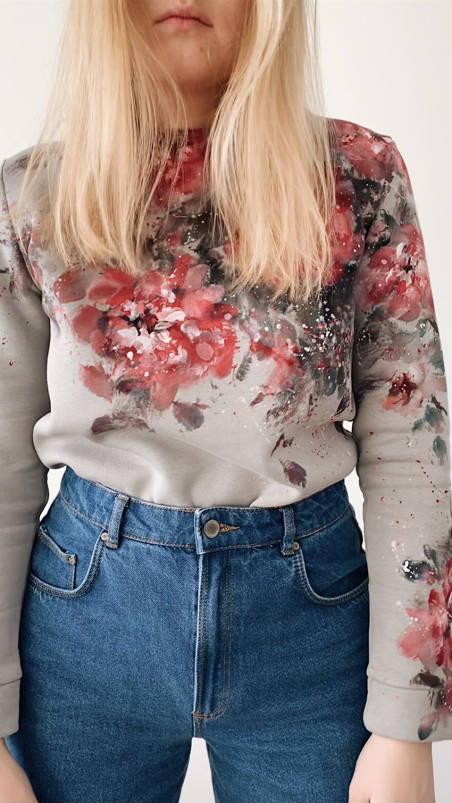 Artist Katya Yakush Paints With Acrylics On Clothes