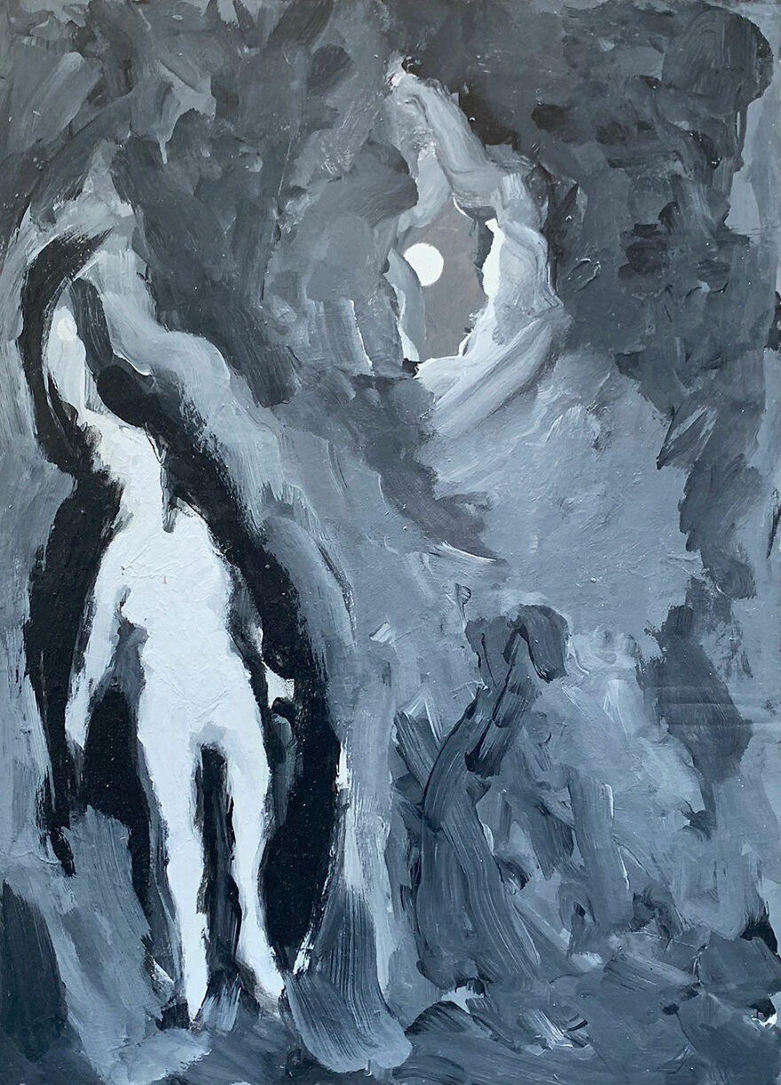 Artist Who Just Celebrated His 90th Birthday Exhibits His Dark Occult Works For First Time At The Witchcraft Museum In Cleveland