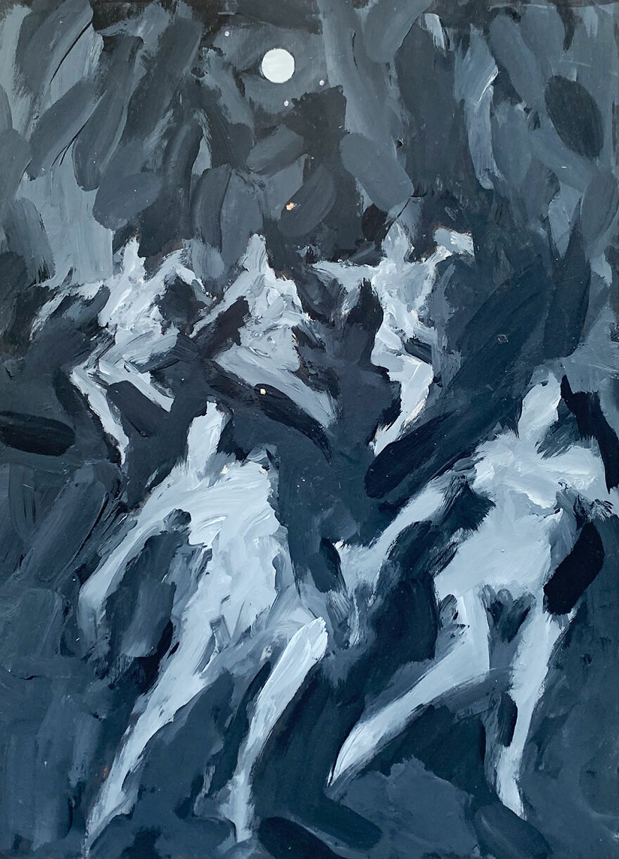 Artist Who Just Celebrated His 90th Birthday Exhibits His Dark Occult Works For First Time At The Witchcraft Museum In Cleveland