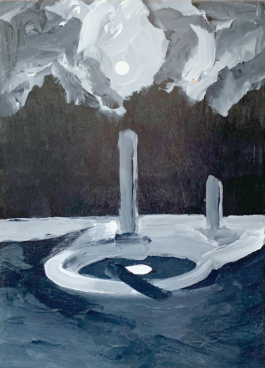 Artist Who Just Celebrated His 90th Birthday Exhibits His Dark Occult Works For First Time At The Witchcraft Museum In Cleveland