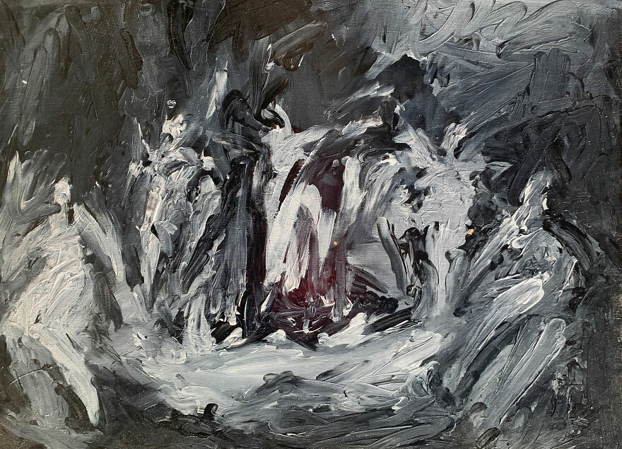 Artist Who Just Celebrated His 90th Birthday Exhibits His Dark Occult Works For First Time At The Witchcraft Museum In Cleveland