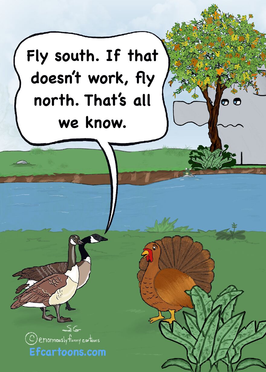 Happy Thanksgiving From Enormously Funny Cartoons!