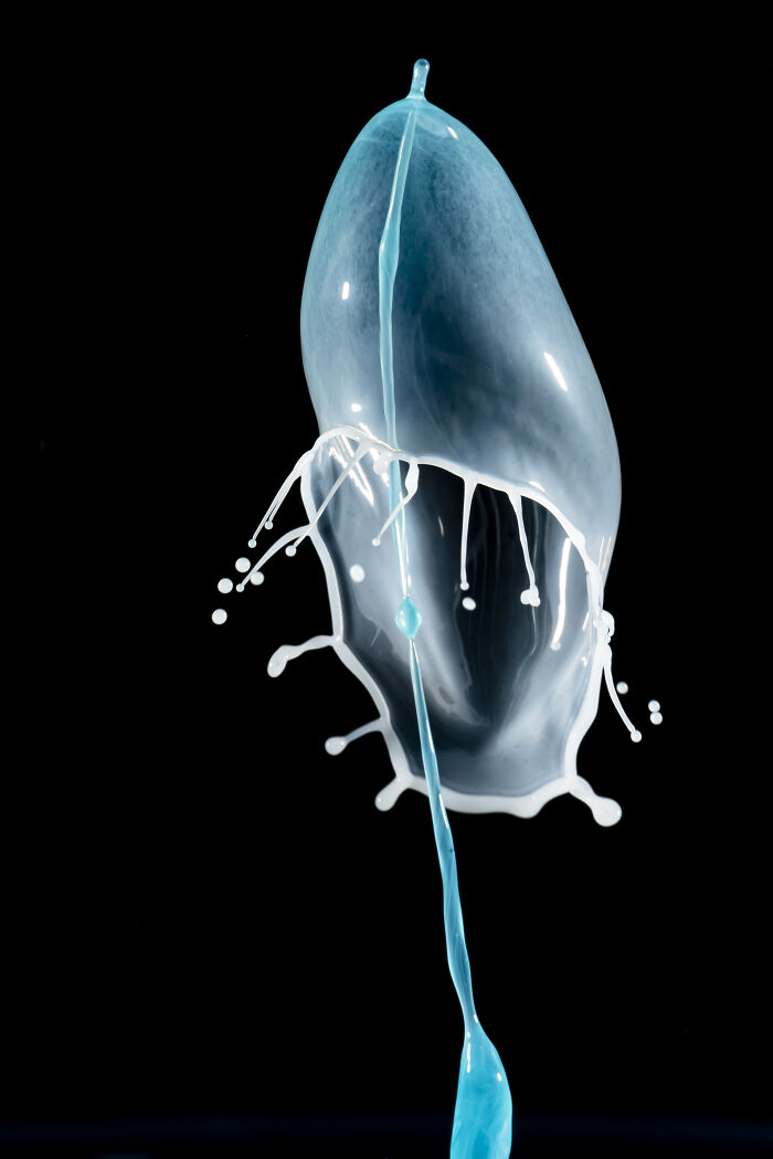 High Speed Water Droplet Collision