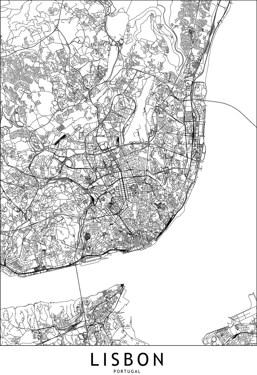 I Draw Line Maps Of World Cities Part 2