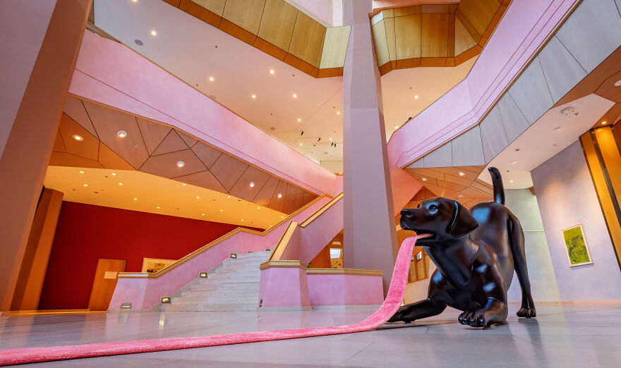 We Created A Welcome Back-Sculpture After The Lockdown During The Pandemic.