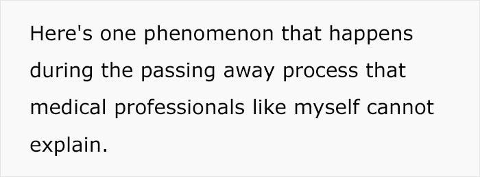 It Appears That There Are 2 Unexplainable Things That Often Occur Before Patients Pass Away And This Nurse Went Viral For Sharing This