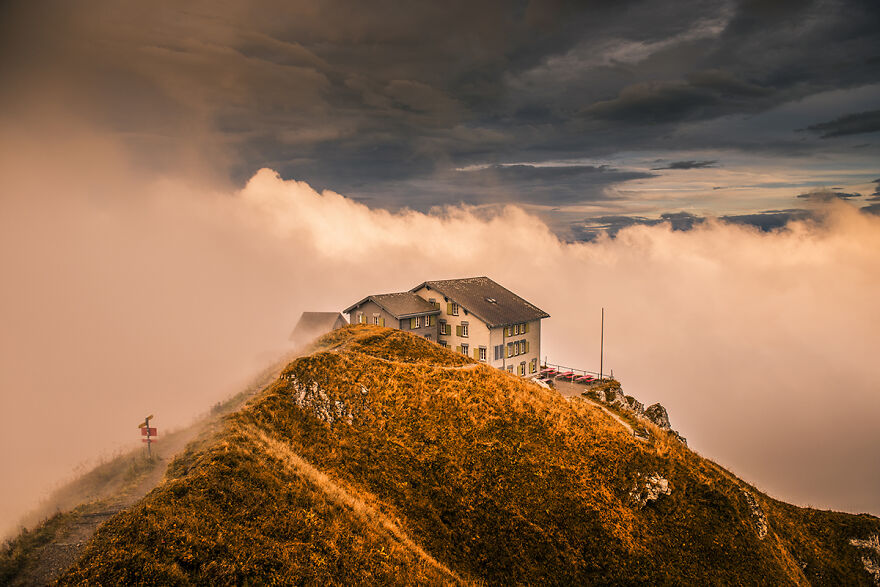 After A Long Day Hike In The Fog I Finally Made It To Heaven.