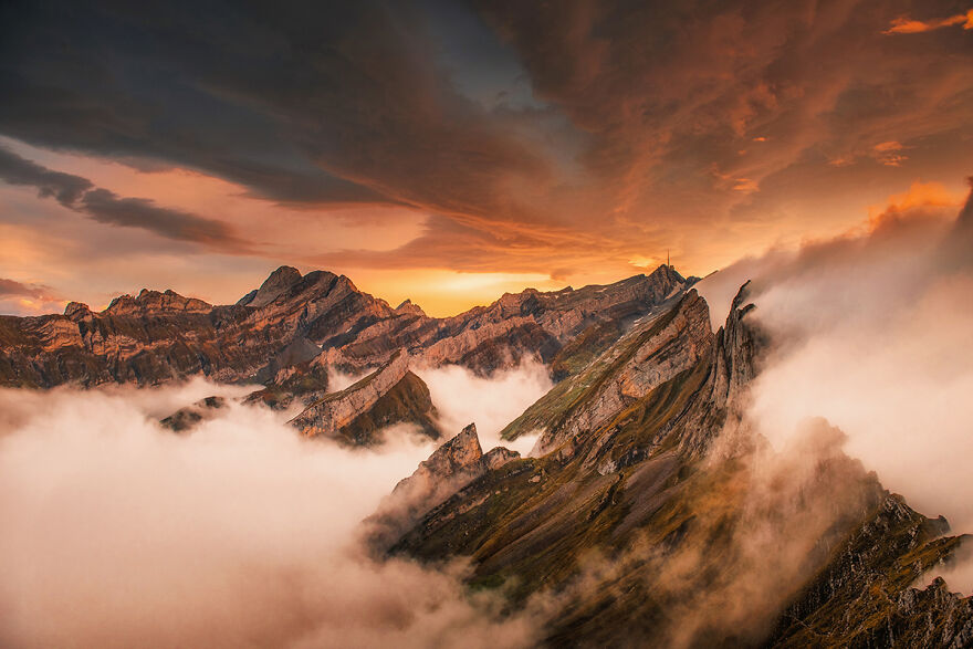 After A Long Day Hike In The Fog I Finally Made It To Heaven.