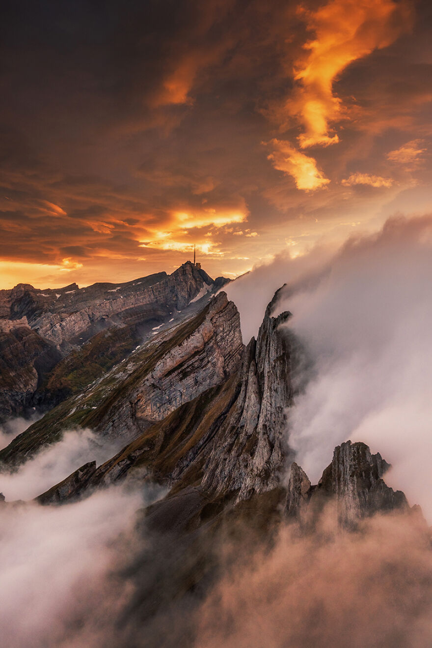 After A Long Day Hike In The Fog I Finally Made It To Heaven.