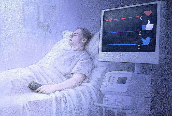 95 New Illustrations By Artist Pawel Kuczynski Put Their Finger On The Wounds Of Today's Society