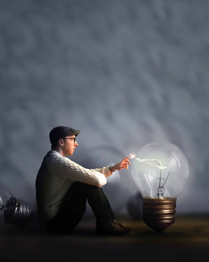 Photographer Creates Amazing Miniature Images Of Himself