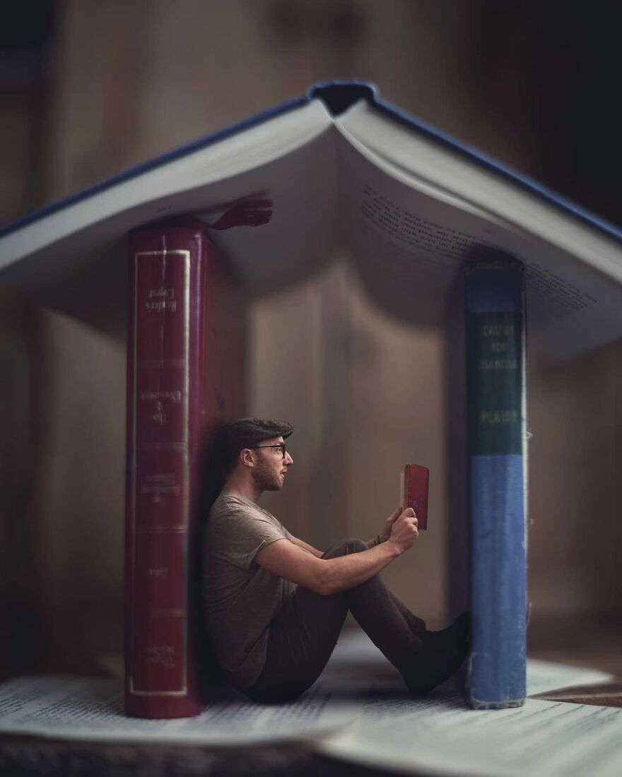 Photographer Creates Amazing Miniature Images Of Himself