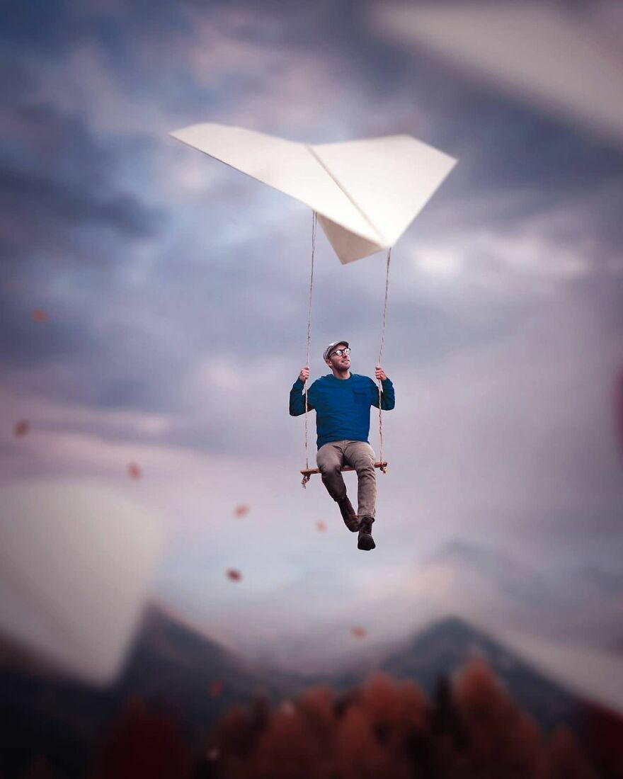 Photographer Creates Amazing Miniature Images Of Himself
