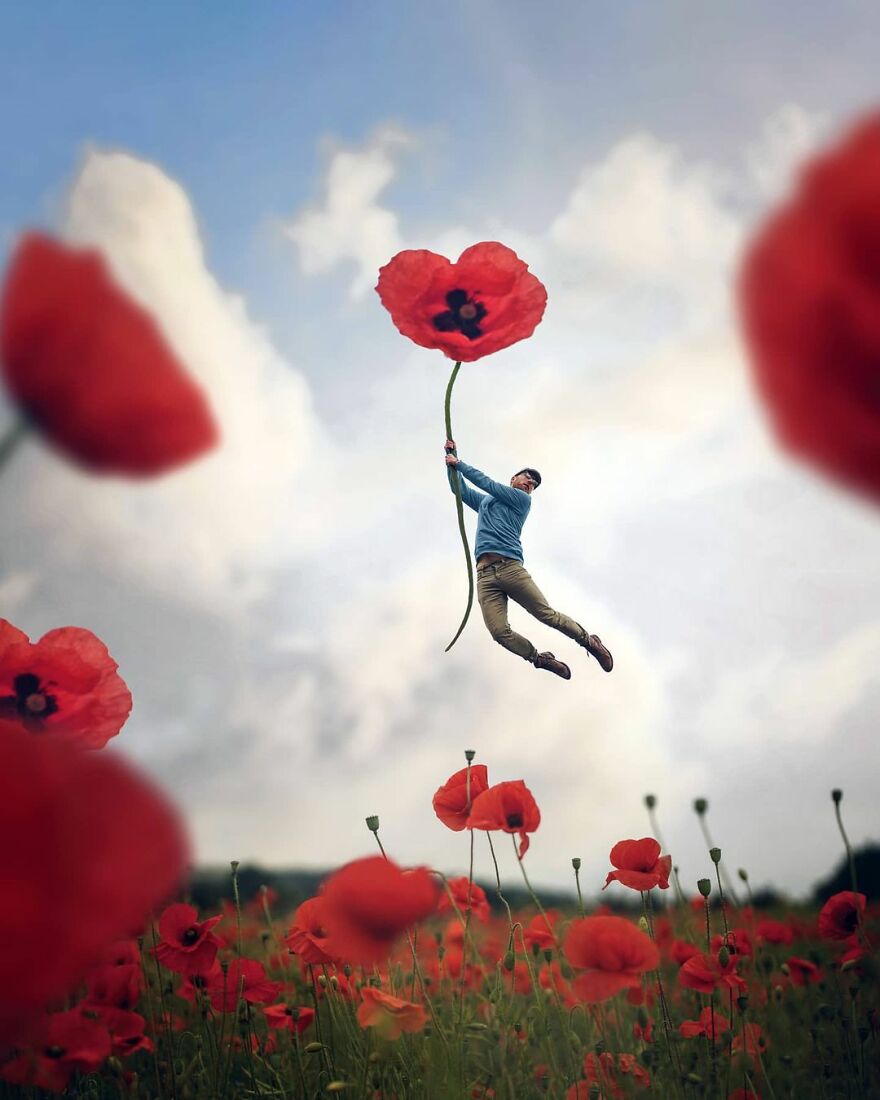 Photographer Creates Amazing Miniature Images Of Himself