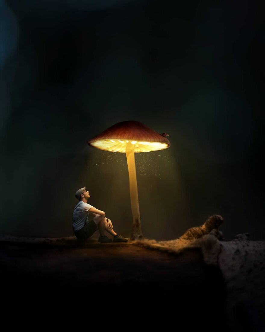 Photographer Creates Amazing Miniature Images Of Himself