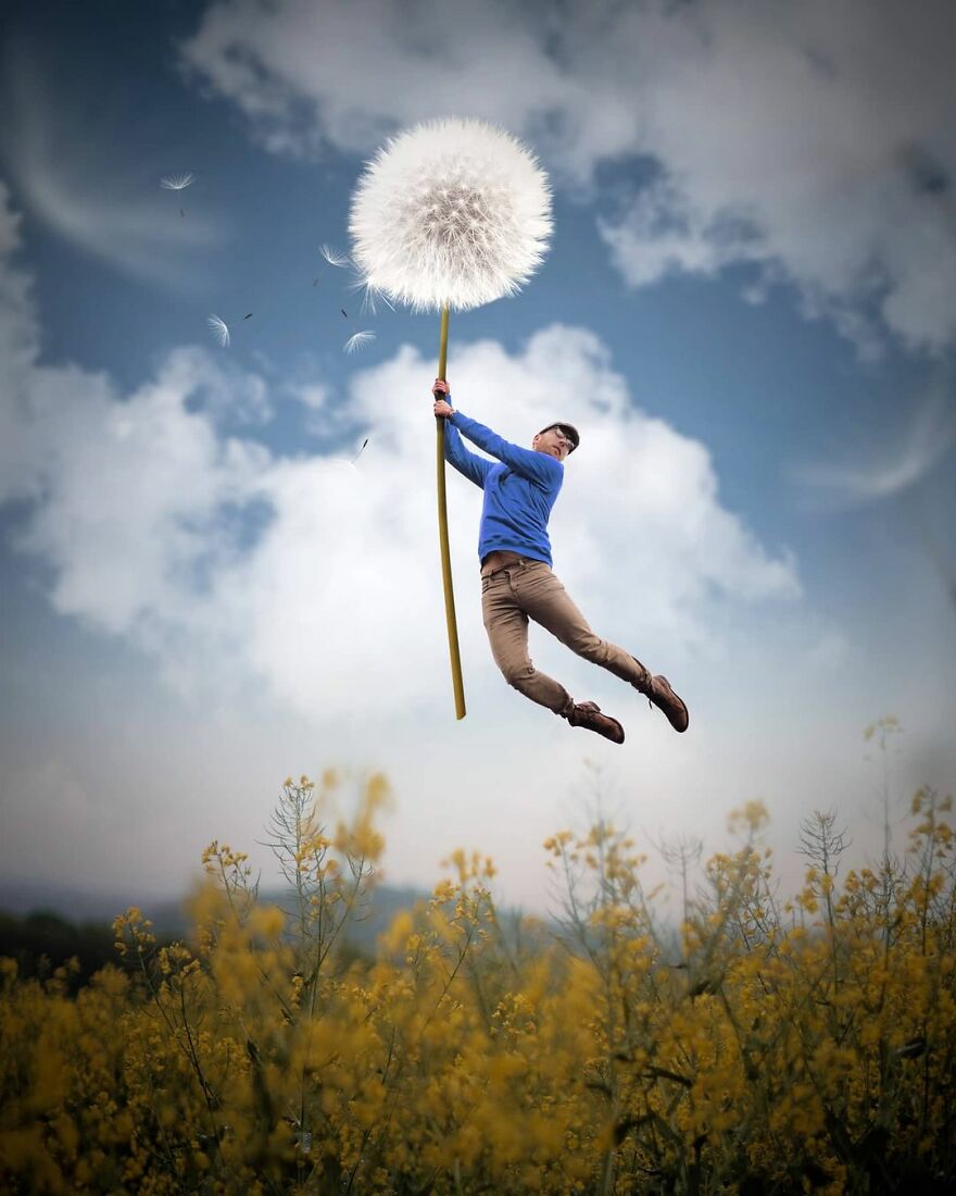 Photographer Creates Amazing Miniature Images Of Himself