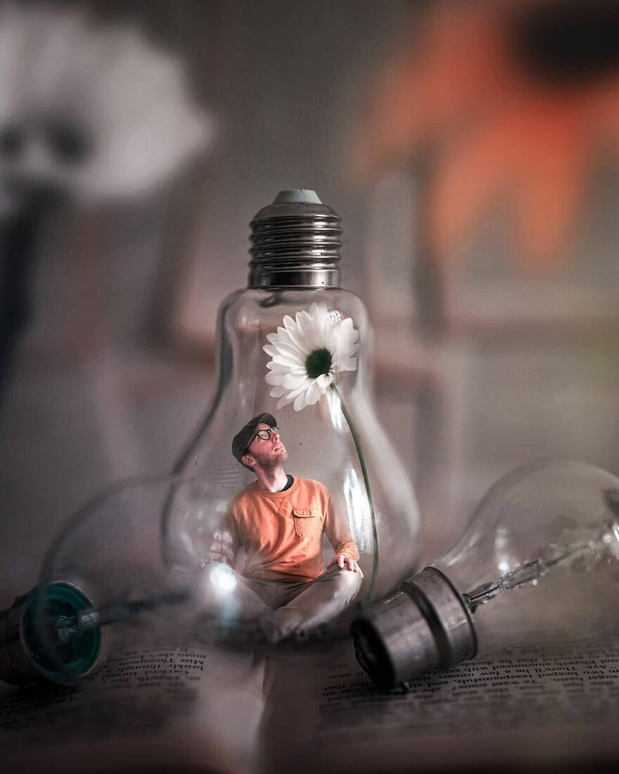Photographer Creates Amazing Miniature Images Of Himself