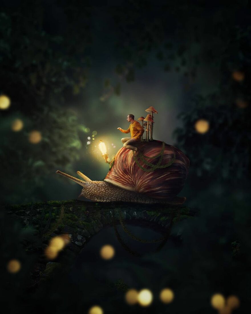 Photographer Creates Amazing Miniature Images Of Himself