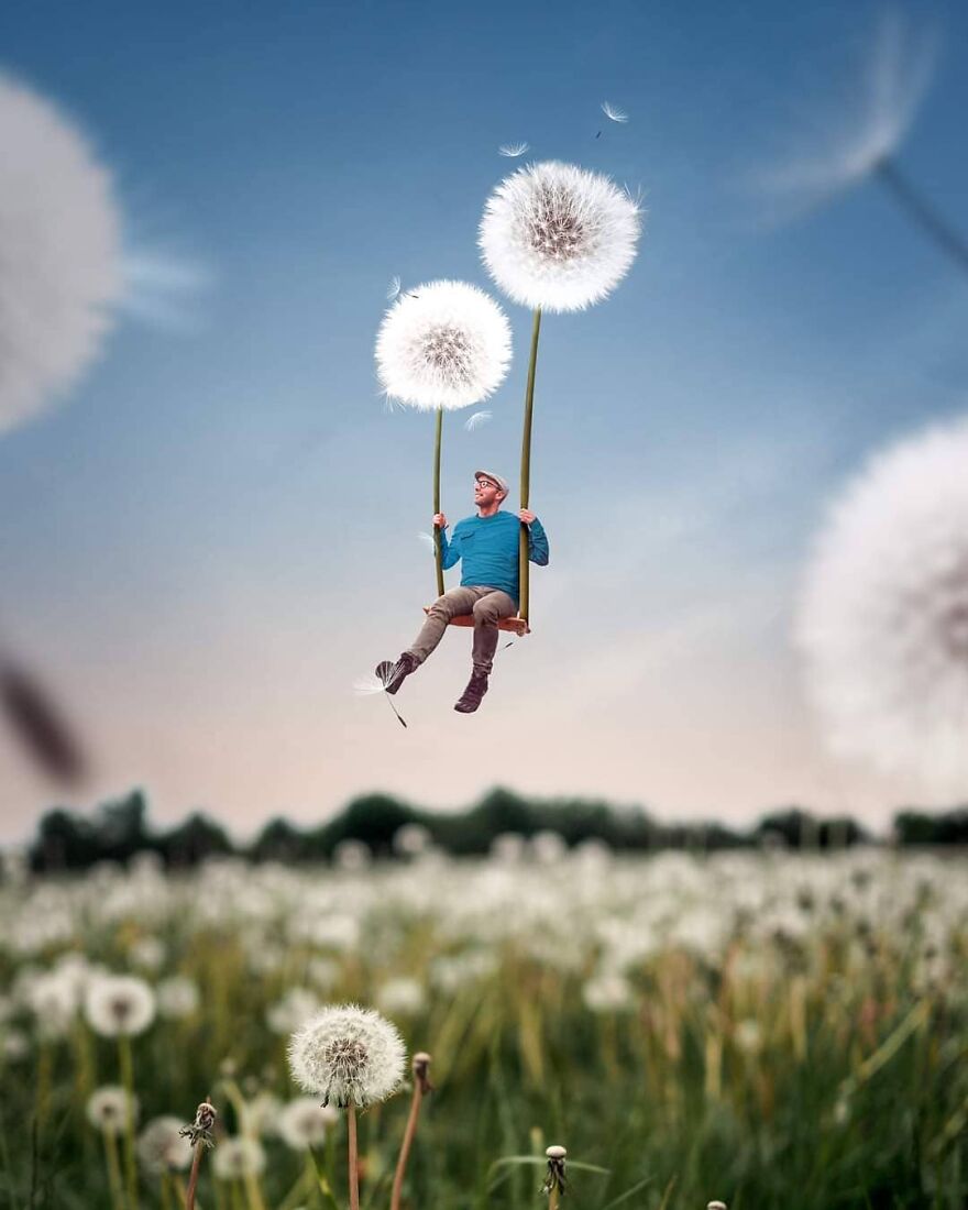Photographer Creates Amazing Miniature Images Of Himself