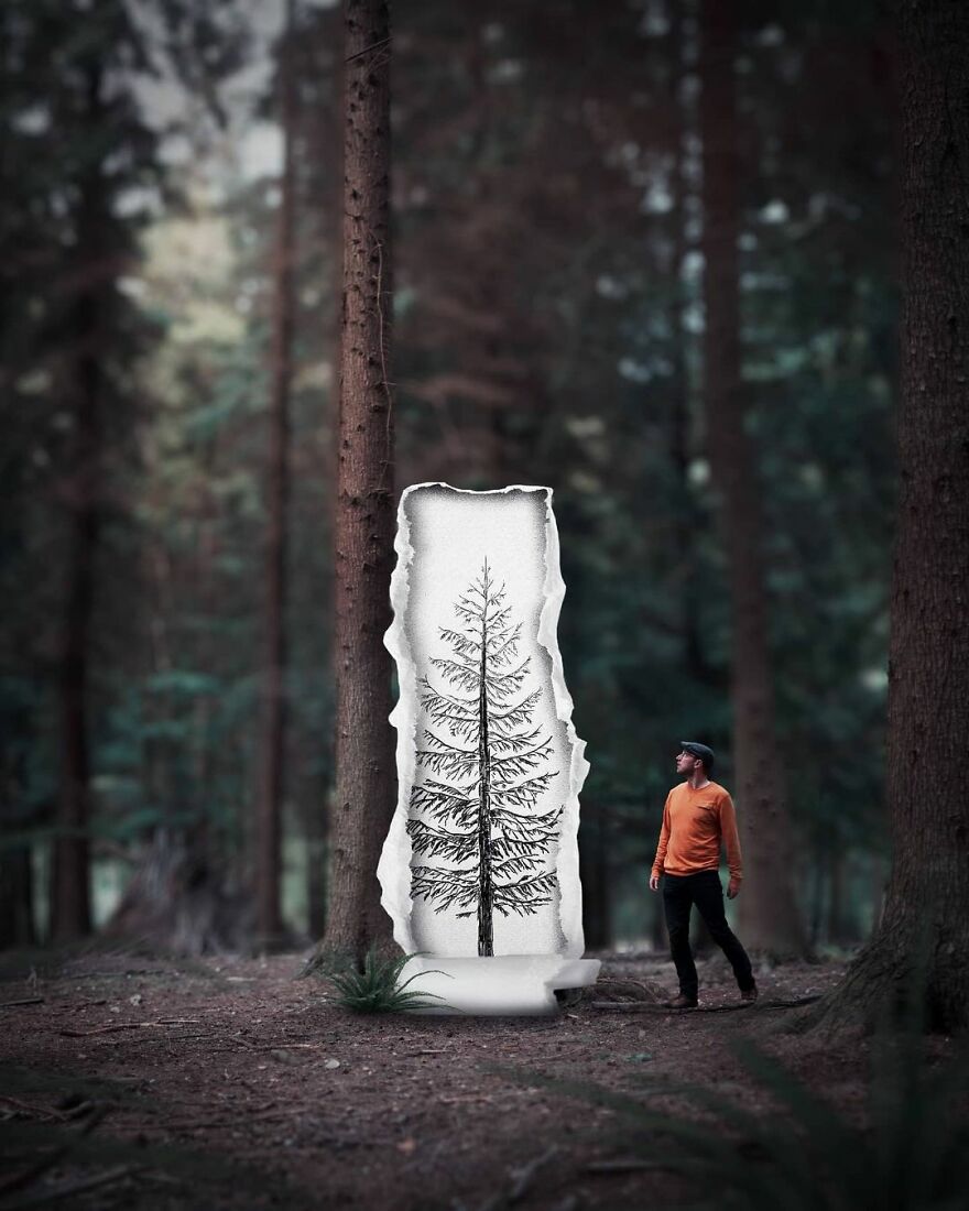 Photographer Creates Amazing Miniature Images Of Himself