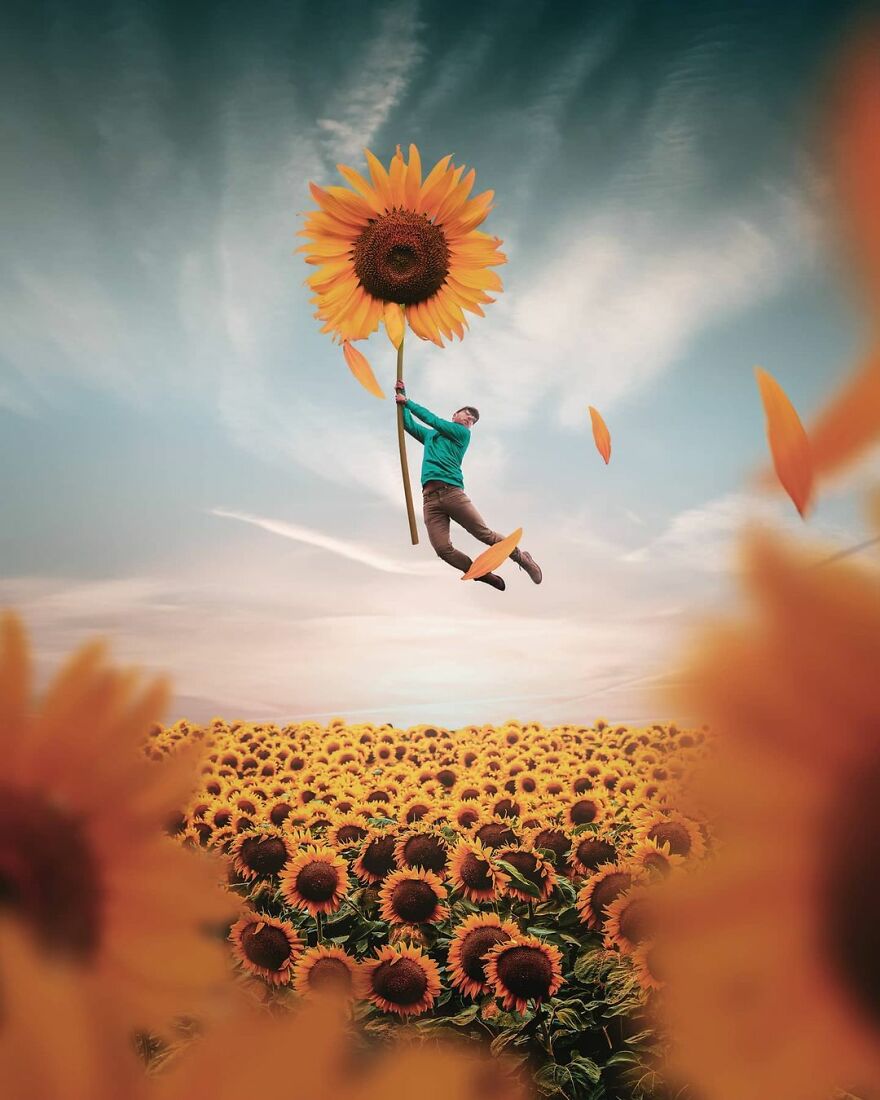 Photographer Creates Amazing Miniature Images Of Himself