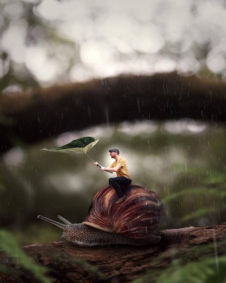 Photographer Creates Amazing Miniature Images Of Himself