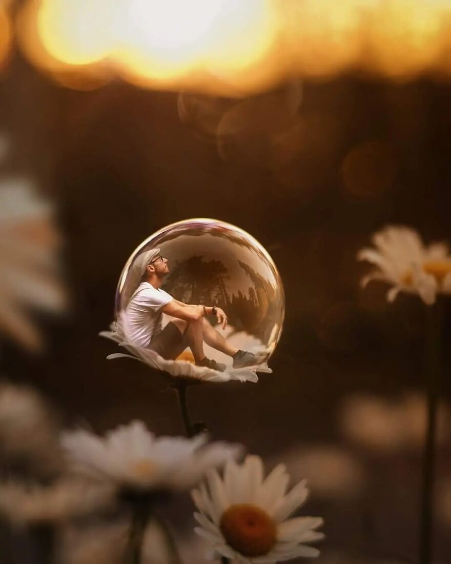 Photographer Creates Amazing Miniature Images Of Himself