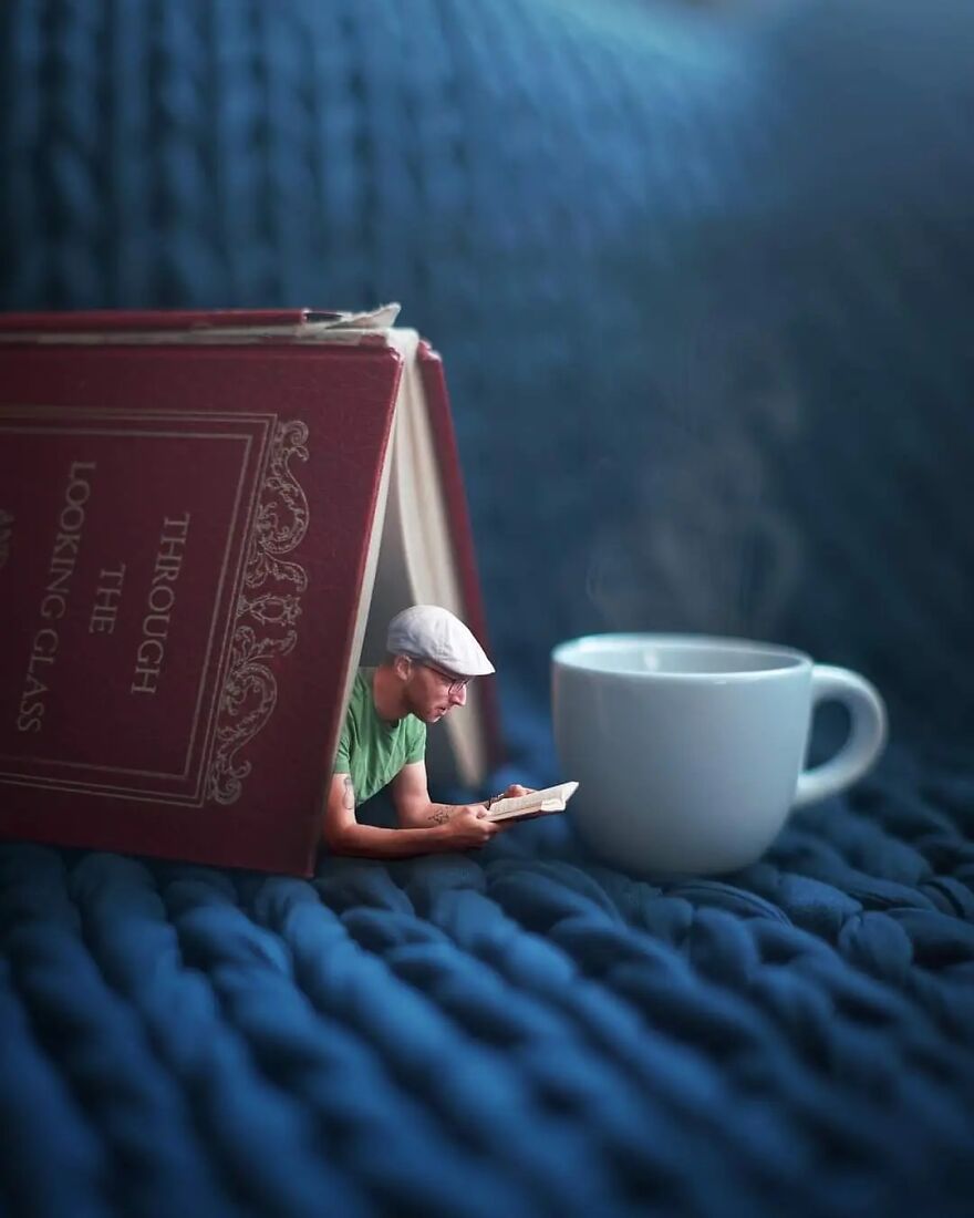 Photographer Creates Amazing Miniature Images Of Himself
