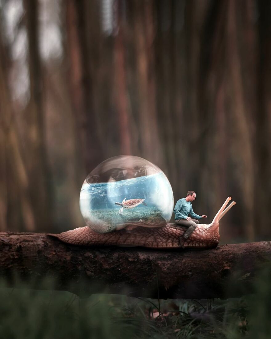 Photographer Creates Amazing Miniature Images Of Himself