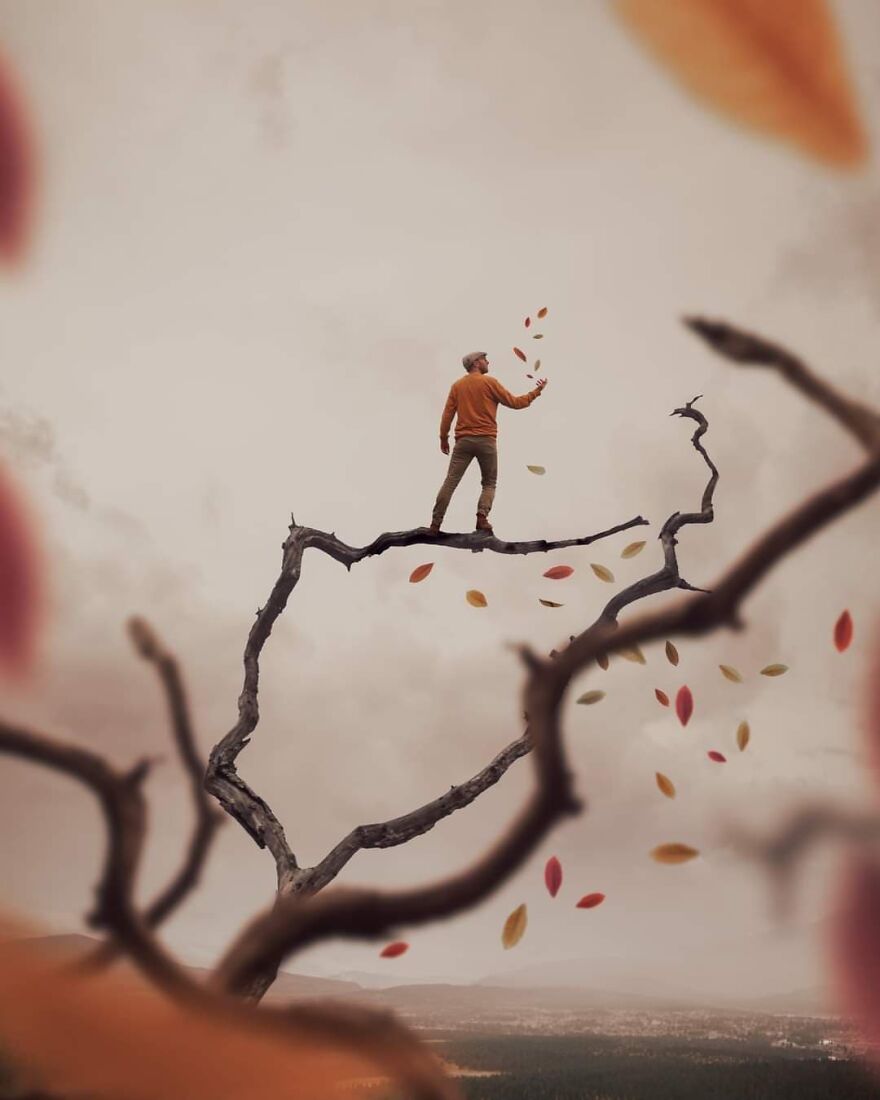 Photographer Creates Amazing Miniature Images Of Himself