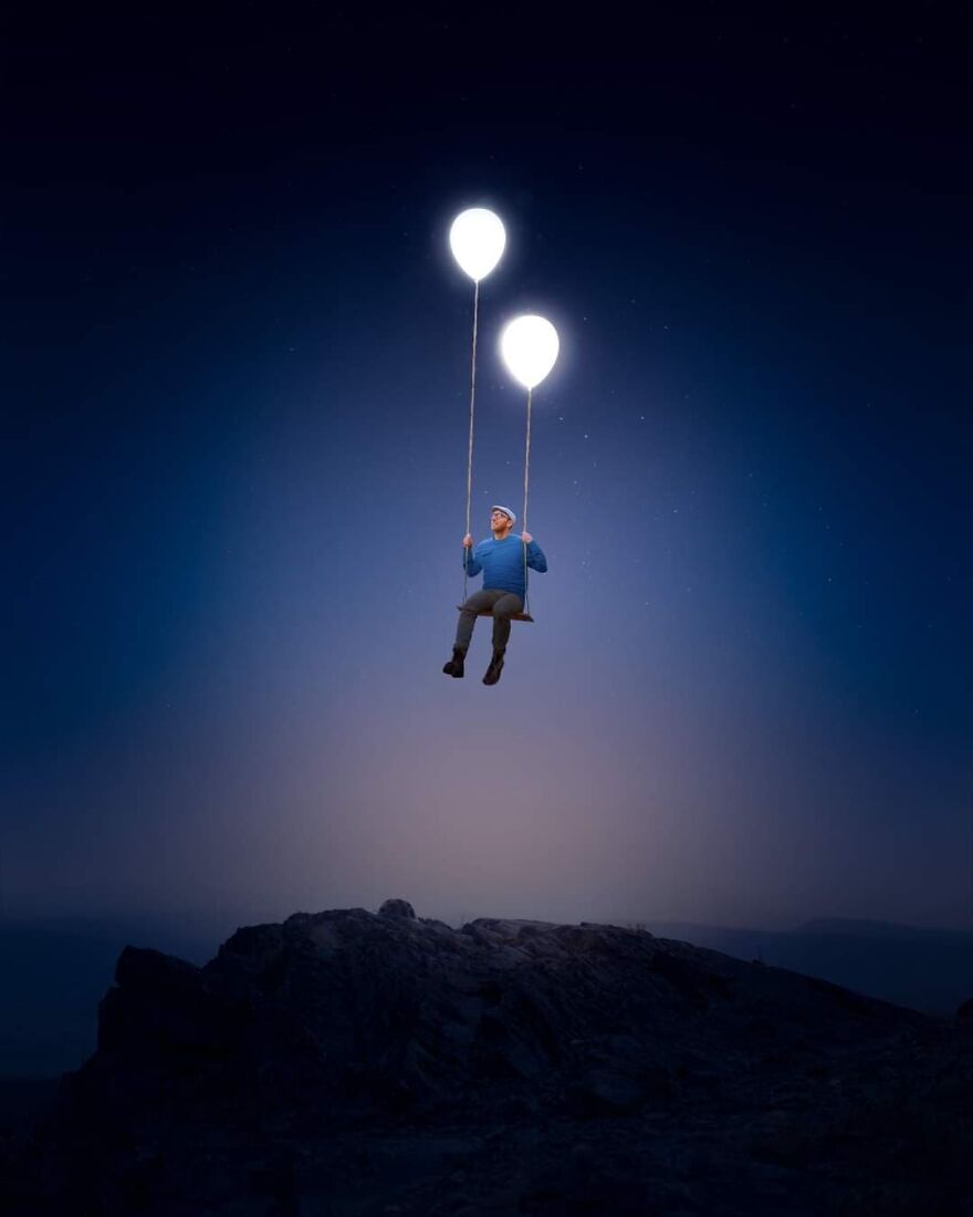 Photographer Creates Amazing Miniature Images Of Himself