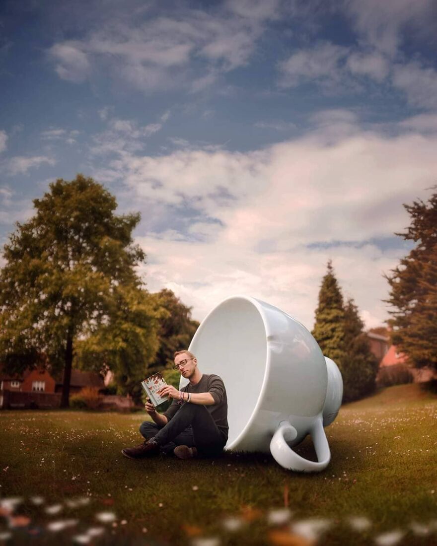 Photographer Creates Amazing Miniature Images Of Himself