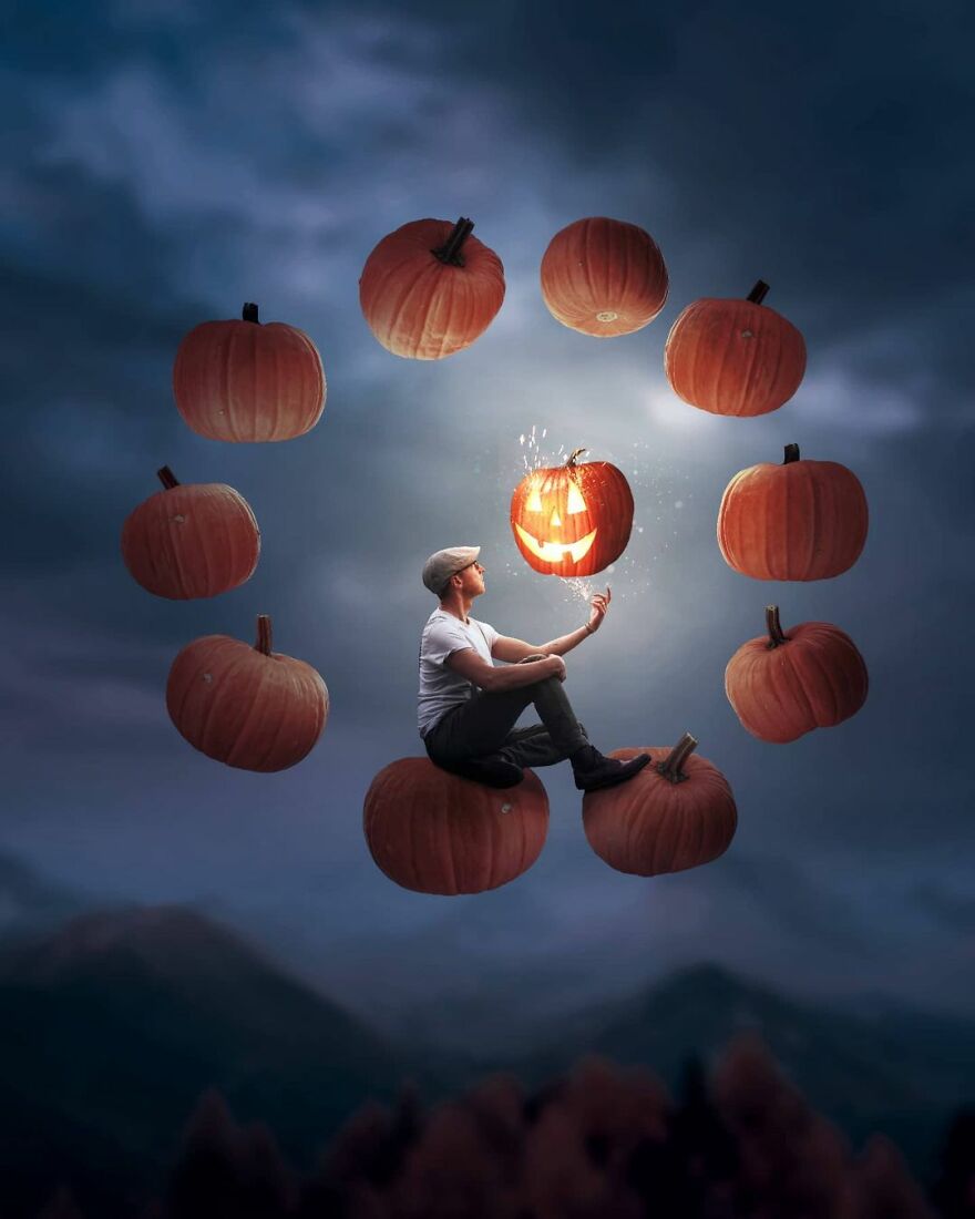 Photographer Creates Amazing Miniature Images Of Himself