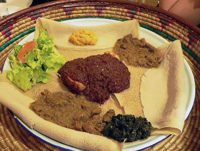 Flatbread With Range Of Stews