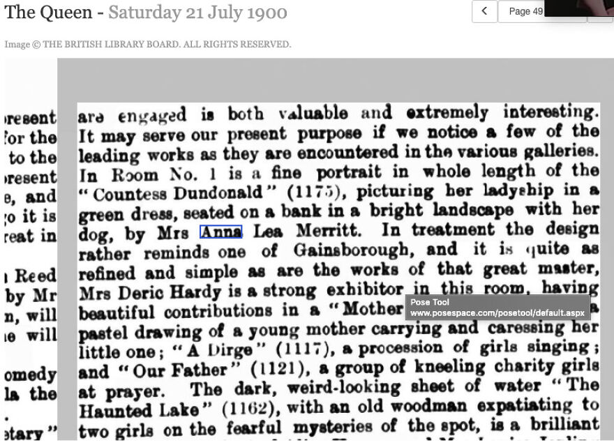 Works By Anna Massey Lea Merritt [part 1]