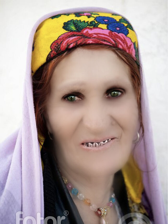 Photoshopped An Old Lady Now I Got This Weird Meme Material