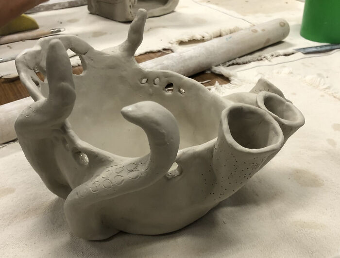 My Clay Pot I Created! (Not Fully Completed, Pls Don't Judge)