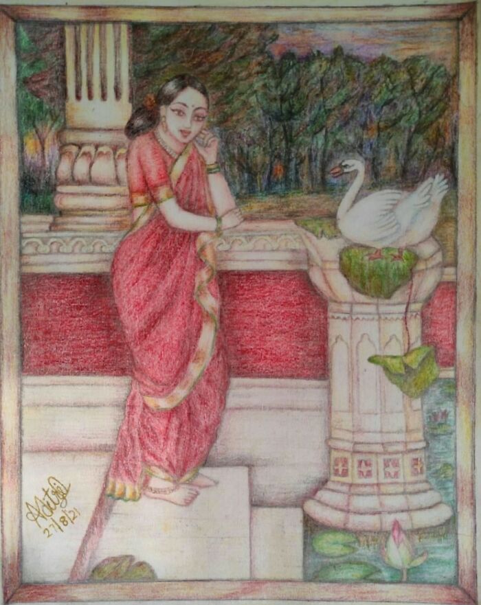 Hamsa Damayanti Version By Aditri 11yrs