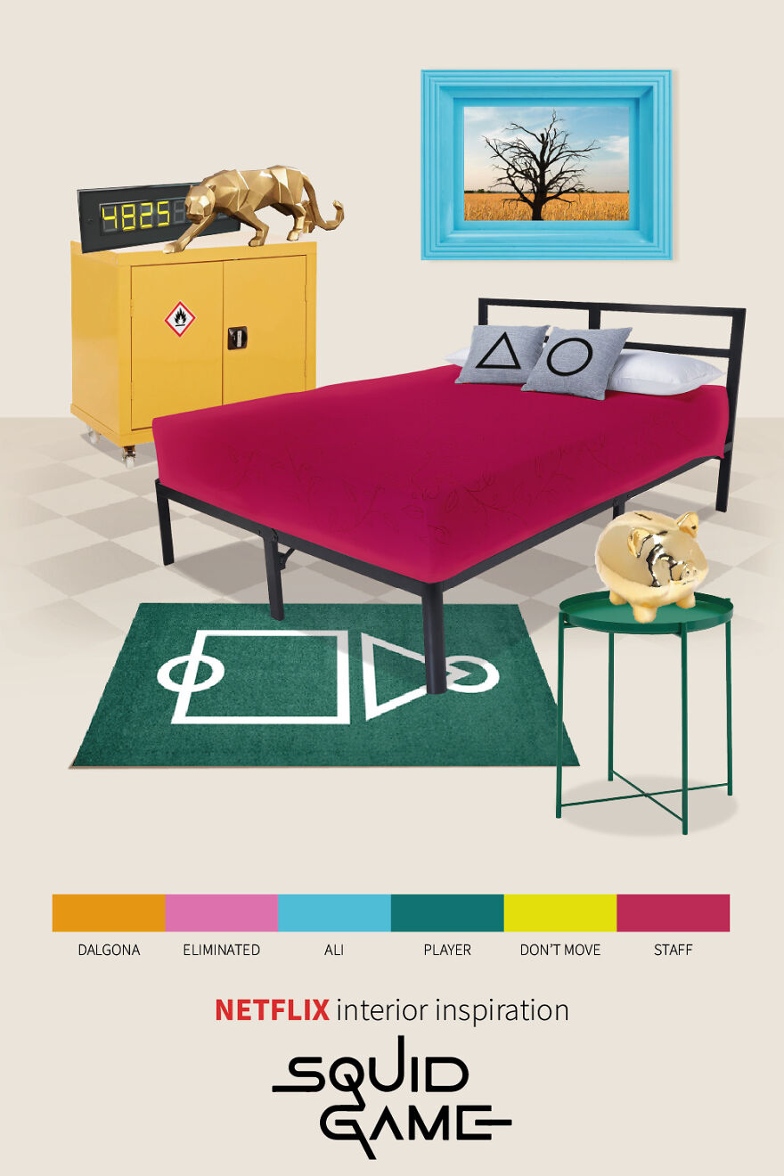 We Created 8 Interior Design Moodboards Inspired By Popular Netflix Shows