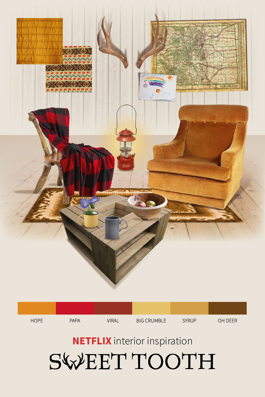 We Created 8 Interior Design Moodboards Inspired By Popular Netflix Shows