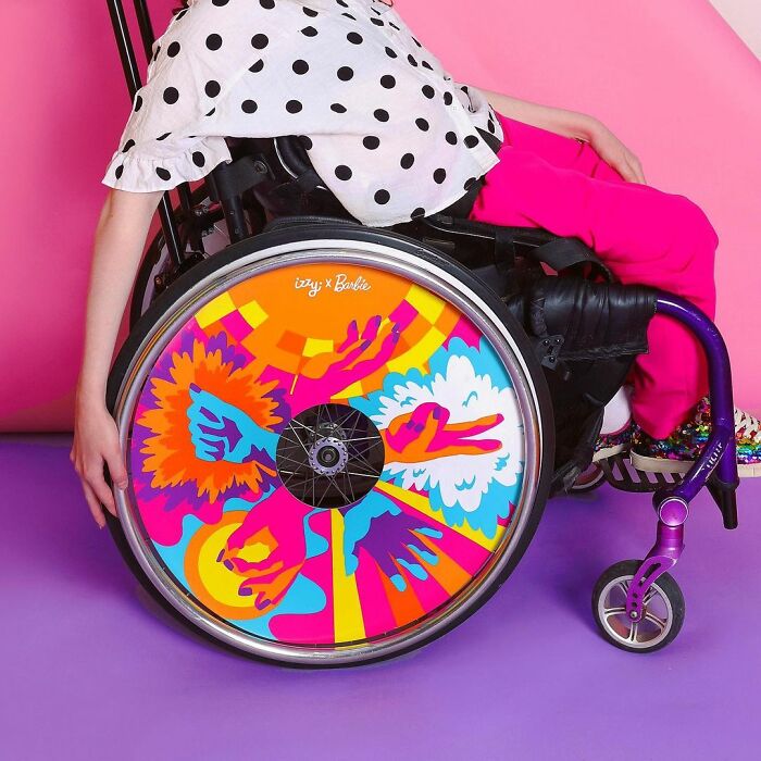 These Sisters Turn Wheelchairs Into Works Of Art With Colorful Wheel Covers