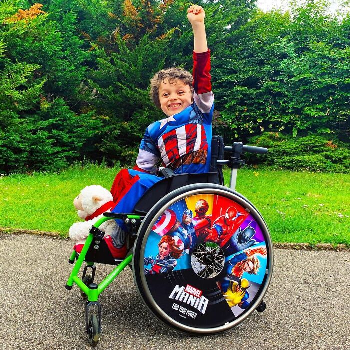 These Sisters Turn Wheelchairs Into Works Of Art With Colorful Wheel Covers