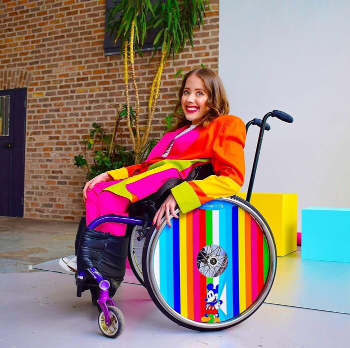 These Sisters Turn Wheelchairs Into Works Of Art With Colorful Wheel Covers