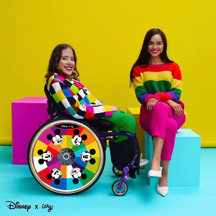 These Sisters Turn Wheelchairs Into Works Of Art With Colorful Wheel Covers