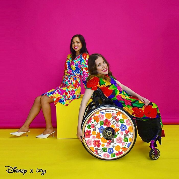 These Sisters Turn Wheelchairs Into Works Of Art With Colorful Wheel Covers