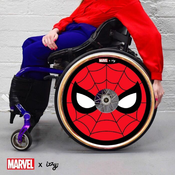 These Sisters Turn Wheelchairs Into Works Of Art With Colorful Wheel Covers