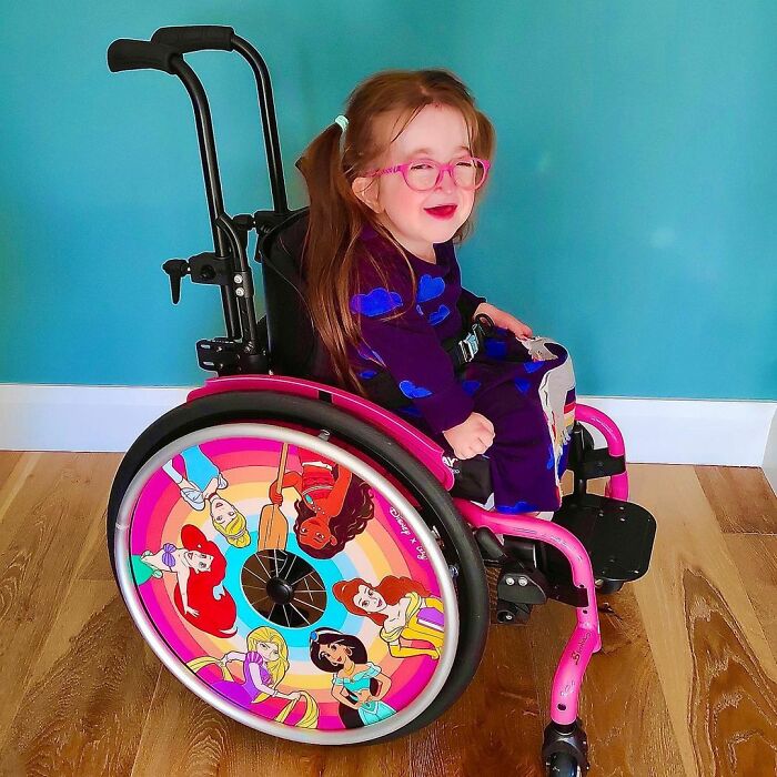 These Sisters Turn Wheelchairs Into Works Of Art With Colorful Wheel Covers